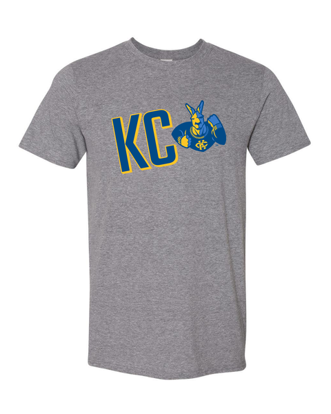 KC SUGAR UNISEX SUPER SOFT ROYAL BLUE CREW TEE - We