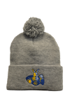Navy Pom - Mascot Logo